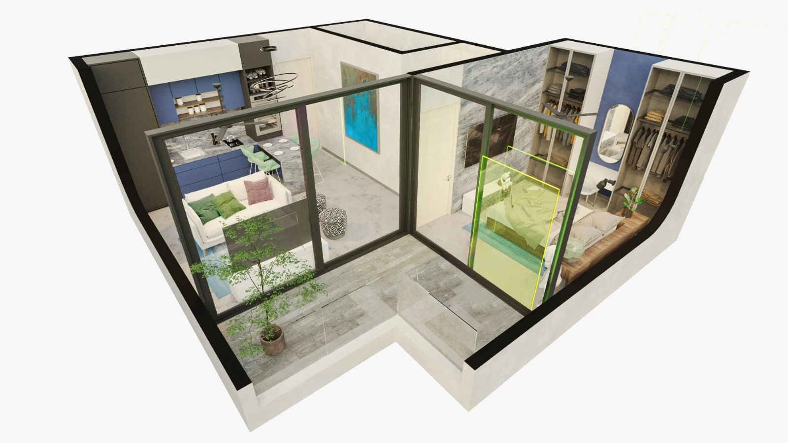 Spacious 1 &ndash; bedroom